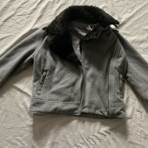 FINAL PRICE!!! Adorable black and grey coat!